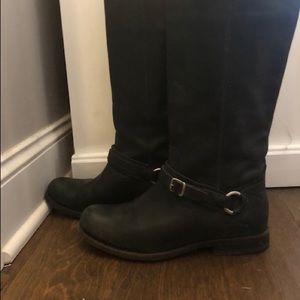 Womens Frye Tall Black Riding Boots
